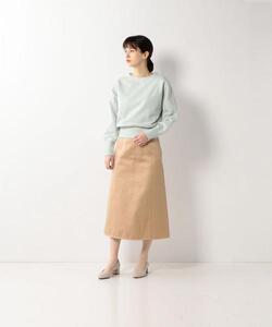 Steven Alan 定価1万7600円 日本製 COTTON SATIN FLAIR LONG SKIRT コットン サテン フレア ロング スカート　M　管理番号F196Q1