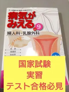 病気がみえる9婦人科乳腺外科　理学療法士　作業療法士　医師　看護師ナース国家試験