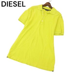 DIESEL ディーゼル 春夏 ロゴ刺繍★ 半袖 ポロシャツ Sz.L　メンズ　C4T03369_4#A