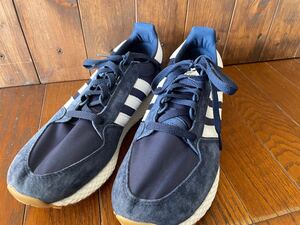 adidas◆オリジナルス/FOREST GROVE/フォレストグローブ　スニーカー B41529 シューズ 靴 27.5センチ　　　ネイビー スニーカー