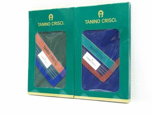 O【直接引取不可】未使用 TANINO CRISCI タニノクリスチー ハンカチ２枚セット綿100％