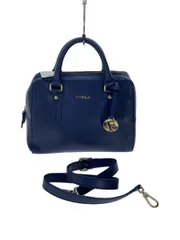 FURLA ショルダーバッグ ネイビー 無地