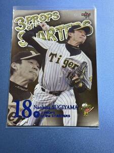 2008阪神タイガース TP-1 杉山直久 3 PROPS of the STARTERS 軸になってほしい先発3本柱 インサートカード