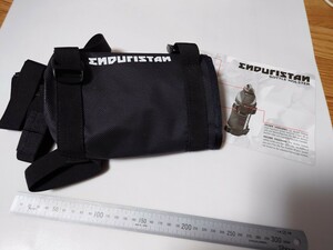 新品未使用 ENDURISTAN エンデュリスタン ボトルホルダー ストラップ付き ガソリンボトル入れ オフロードバイク