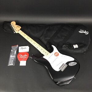 ER0513-10-3 フェンダー スクワイヤー STARATOCASTER Fender SQ AFF STRAT MW BLK ブラック ケース有 ベース 器材 弦楽器 200サイズ