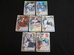 希少 リセ Lycee TCG 東方銀符律 7枚 まとめセット TH-0896A XP 十六夜 咲夜 キラ 箔押し 他