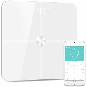 【送料無料】 Bluetooth 体重計 体組成計 体脂肪率 体水分率 推定骨量 基礎代謝量 内臓脂肪レベル BMI測定 iOS/Android対応