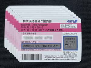 ★★ANA株主優待券7枚セット(期限2025年５31まで)★ ★■送料無料(ネコポス)♪