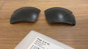 ★処分価格★オークリー フラック 2.0 XL 用 カスタム偏光レンズ BLACK Color Polarized 新品 Flak 2.0 XL 