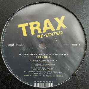 V.A. TRAX RE-EDITED VOLUME 4 / Ray Mang / Greg Wilson / Mark Broom / Adonis - No Way Back / Frankie Knuckles - Baby Wants To Ride