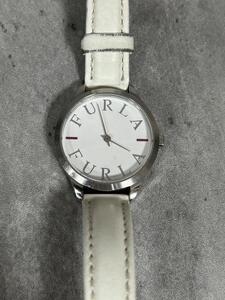 FURLA フルラ　ライク ロゴ 32MM クォーツ 時計 レディース　白