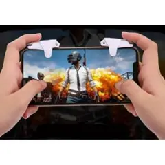 スマホ用ゲームコントローラー　高品質L/Rボタン　荒野行動・PUBG他