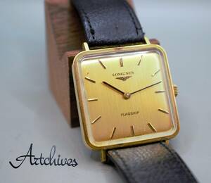 ☆時計☆LONGINES (ロンジン)☆フラッグシップ 手巻き CG文字盤 メンズ 腕時計☆稼動品☆『VRW-559』