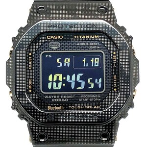 美品 G-SHOCK GMW-B5000TCM-1 フルメタル チタンモデル カモフラージュ 電波ソーラー Bluetooth 2019年11月発売 【ITRW6ZTYWI1G】