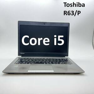 Toshiba dynabook ノートパソコン Intel Core i5 13.3インチ画面 VGA, USB 3.0, HDMI R63/P-240914-6