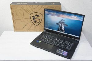 【1円スタート】MSI ゲーミングノートPC Katana 17 B13V-4339JP Core i7 13620H メモリ16GB/RTX4050/SSD512GB/17.3型 144Hz/Windows11 C012