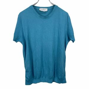 Salvatore Ferragamo サルヴァトーレフェラガモ　メンズ　ブルー　半袖Tシャツ カットソー トップス