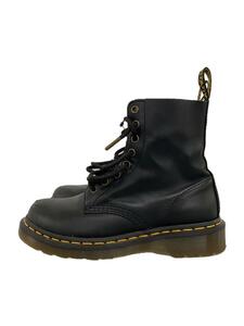 Dr.Martens◆ブーツ/UK4/BLK/レザー