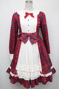 Angelic Pretty / CAMPUS GIRLワンピースセット 赤 S-24-11-13-060-AP-OP-HR-ZS