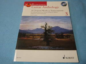 輸入ギター用楽譜　Romantic Guitar Anthology 3: 18 Original Works & Transcriptions: Grades 5-6 　CD付き