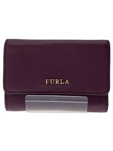 FURLA◆3つ折り財布/レザー/PUP/無地/レディース/PCZ0UNO HSF000 CGQ00