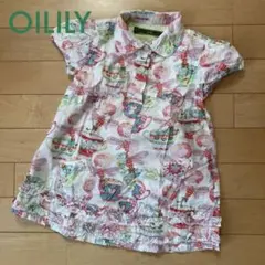 OILILY 夏 半袖 ワンピース 98㎝(100㎝)