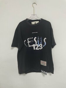 RRR 123 半袖 Tシャツ コットンプリント入り カットソー T Shirt Men Women Washed Vintage Mサイズ