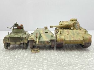 戦車 プラモデル 完成品 スケール不明 破損 欠品 あり まとめて 簡易梱包/ジャンク ※まとめて取引・同梱不可 [20-2425]