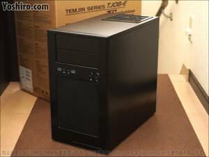 管PC146★中古★シルバーストーン SilverStone Micro-ATXケース SST-TJ08B-E★アルミフロント/30.2L/正圧冷却/静音/USB 3.0