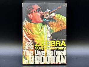 ZEEBRA 20th Anniversary The live Animal in BUDOKAN DVD ヒップホップ ラップ HIPHOP RAP ラッパー ジブラ B 