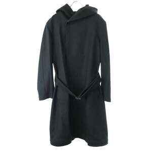 REGULATION Yohji Yamamoto MEN レギュレーション ヨウジヤマモト メン 14AW ベルテッドウールフードコート ITVAVFHECYI9