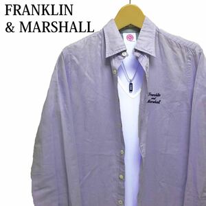 FRANKLIN MARSHALL 長袖シャツ　シンプル　カラーシャツ