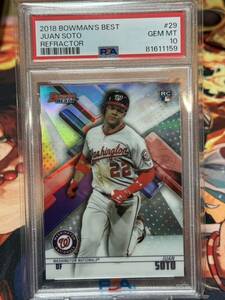 PSA10 2018 Bowman’s Best JUAN SOTO RC Refractor ルーキー ソト リフラクター