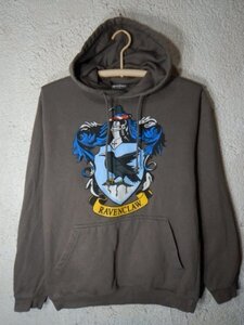 to4026　レア　Hally Potter　ハリーポッター　RAVENCLAW　レイブンクロー　スウェット　パーカー　裏起毛　人気　海外古着