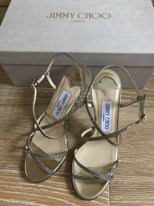 ■　JIMMY CHOO ジミーチュウ　サンダル　ラメ　グリッター　新品　■