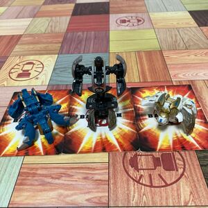 爆丸　護　シルドデッキ 潜フジョウ 護レオネス　揺ノーム　BAKUGAN バクガン　【メタルパーツ2個欠品】