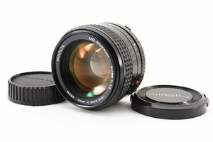 Minolta MD Rokkor 50mm f/1.2 MFレンズ MD/SRマウント [美品] 標準単焦点 大口径