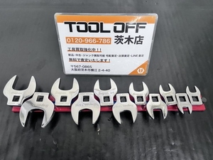 015●おすすめ商品●Snap-on スナップオン 3/8クローフットレンチセット FCO14A-FCO32A