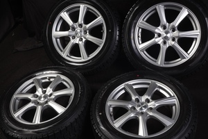 ★バリ山 215/60R17 国産DUNLOP スタッドレス C-HRアルファードカローラクロスヴェルファイアCR-Vエリシオンクロスロードエクストレイル等