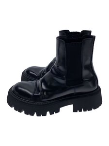 BALENCIAGA◆サイドゴアチェルシーブーツ/41/BLK/レザー/636599//