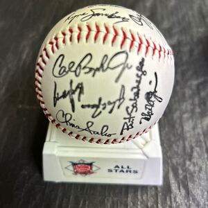 MLB 1990 Major League All Star Game Printed Autographed Ball オールスターゲーム　アメリカンリーグ ナショナルリーグサイン入りボール