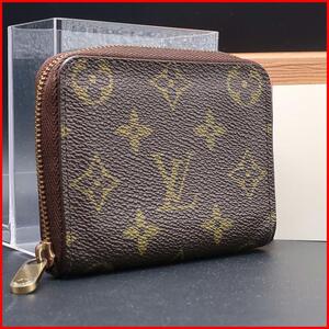 正規品 ヴィトン Louis Vuitton コインケース Coin case モノグラム Monogram ジッピーコインパース Zippy Coin Purse 箱 Branded box 美品