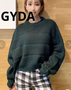 DYDA ボーダーPATTERN LOOSE ショートニット