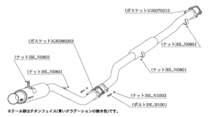 個人宅発送可能 柿本 マフラー Regu.06 & R レグゼロロクアール MITSUBISHI ランサーエボリューションⅣ CN9A 2.0_ターボ 4WD (M21306)