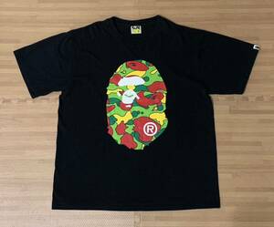 ★激レア★ APE 大猿 Tシャツ カレッジロゴ 2XL sta camo サイケ kaws シャーク