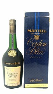 【未開栓】箱あり　マーテル コルドンブルー 旧ボトル ブランデー MARTELL CORDON BLEU COGNAC 750ml 40％【送料別】IA0476