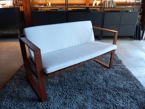 c.｜CARL HANSEN & SON（カール・ハンセン＆サン） INDOOR-OUTDOOR BK12 （ラウンジソファ）｜チーク材・オイル仕上げ クッション付 27万円