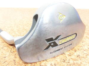 ♪DUNLOP ダンロップ X-CHIPPER ALIGNMENT SYSTEM チッパー ウェッジ カーボンシャフト TIGER SHARK HM-46 FUJIKURA FLEX-? 中古品♪F2849