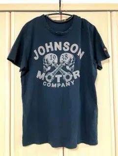 【難あり】JOHNSON MOTORS ジョンソンモータース　Ｔシャツ　Lサイズ