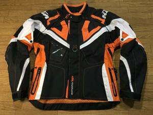 KTM POWER WEAR 秋冬対応ナイロン素材ライディングJKT 良品 身長172-176cm 